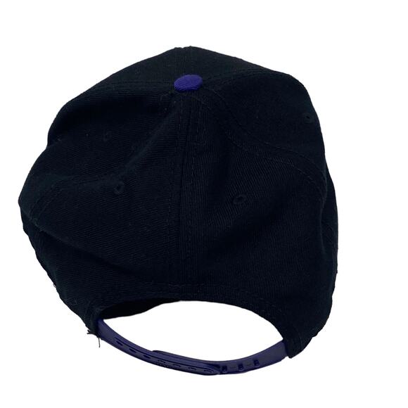 VidCon Play Button Graphic Adult One Size Black Blue Otto Snapback Hat Cap - Picture 2 of 7